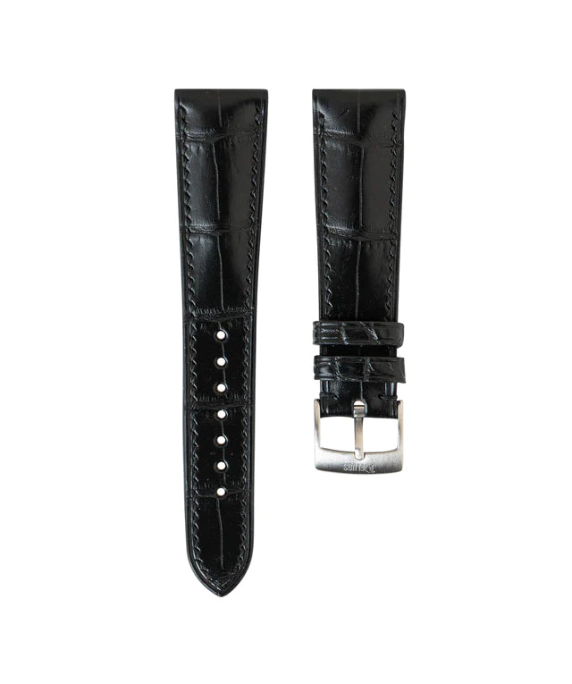 Matte Black Alligator Signature Strap