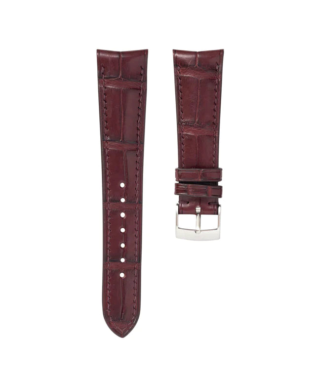 Matte Mahogony Alligator Signature (Curved) Strap