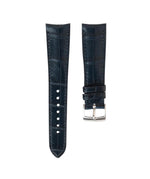 Matte Navy Alligator Signature (Curved) Strap