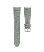 Matte Dolphin Grey Alligator Signature Strap