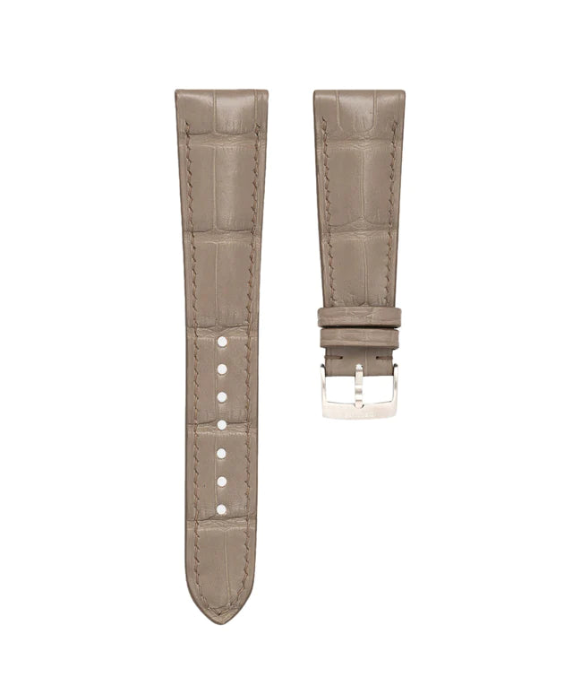 Matte Oatmeal Alligator Signature Strap