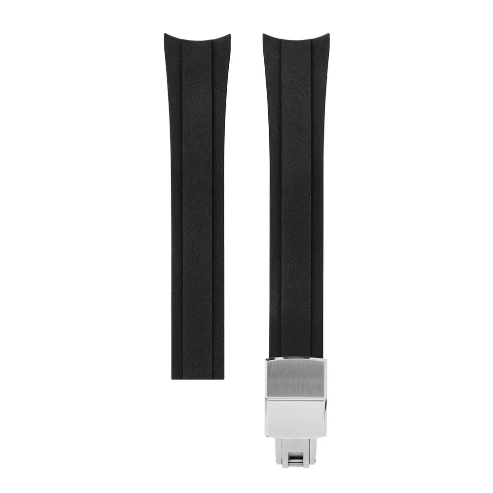 Black Semi-Integrated CTS Rubber Strap