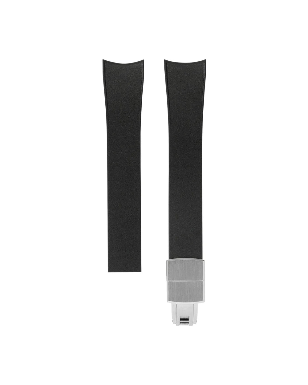 Black Curved Rubber CTS Strap