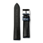 Classic | Navy Blue Sailcloth Watch Strap with White Stitching