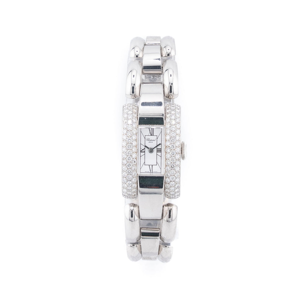 Chopard 'La Strada' - 18k White Gold & Pave Diamonds - 1996
