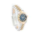 Datejust 26 Oystersteel & Yellow Gold, "Vignette Blue Diamond Dial "- 2002