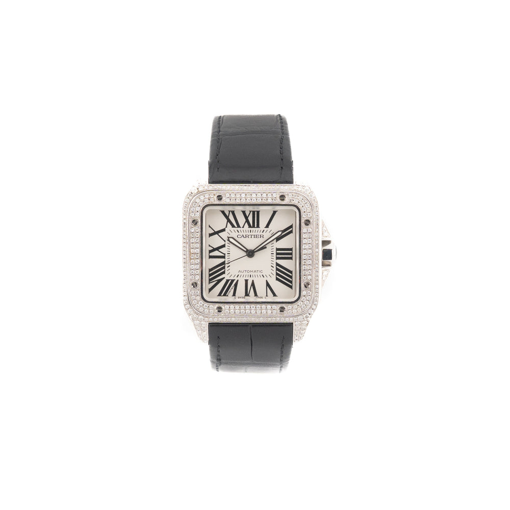 Cartier Santos "100" Diamond-Set