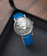 Matte Ocean Blue Alligator Signature Strap