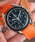 Orange Epsom Slim Strap