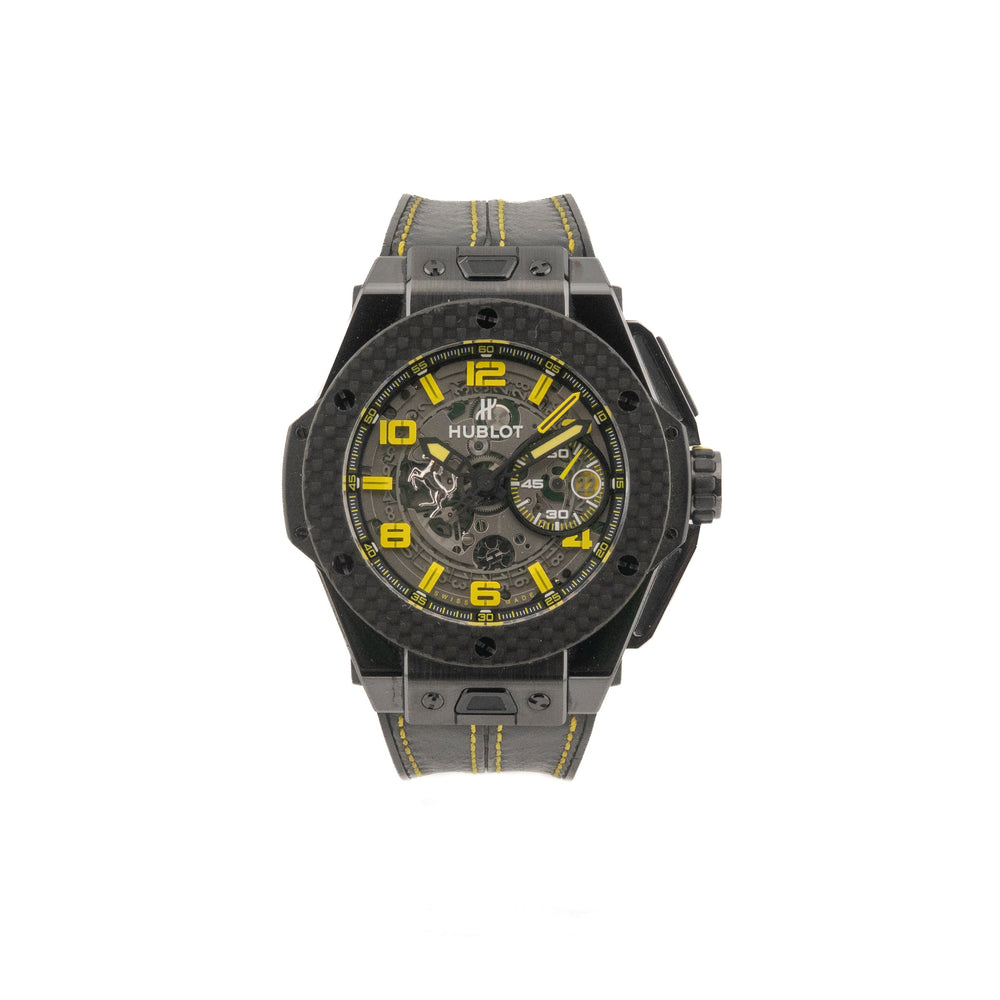 Hublot Big Bang Ferrari Ceramic Carbon Fiber Chronograph Watch - 2016