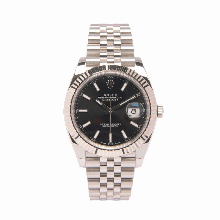 Datejust 41 - Oystersteel, Bright Black (2018)