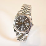 Datejust 41- Oystersteel & 18 ct White Gold, Slate Dial (2021)