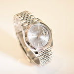 Datejust 41- Oystersteel & 18 ct White Gold, Slate Dial (2021)