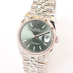 Datejust 36 - Oystersteel and White Gold, Mint Green (2023)