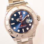 Yacht-Master 40 - Oystersteel & Platinum bezel, Bright Blue Dial, 126622 (2024)