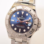 Yacht-Master 40 - Oystersteel & Platinum bezel, Bright Blue Dial, 126622 (2024)