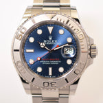 Yacht-Master 40 - Oystersteel & Platinum bezel, Bright Blue Dial, 126622 (2024)