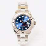 Yacht-Master 40 - Oystersteel & Platinum bezel, Bright Blue Dial, 126622 (2023)