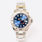 Yacht-Master 40 - Oystersteel & Platinum bezel, Bright Blue Dial, 126622 (2024)