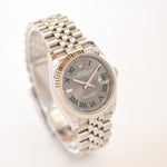 Datejust 36 - Oystersteel and White Gold, Wimbledon Dial (2023)