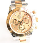 Discontinued Cosmograph Daytona Oystersteel and Yellow Gold - Champagne- 116523 (2008)