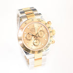 Discontinued Cosmograph Daytona Oystersteel and Yellow Gold - Champagne- 116523 (2008)