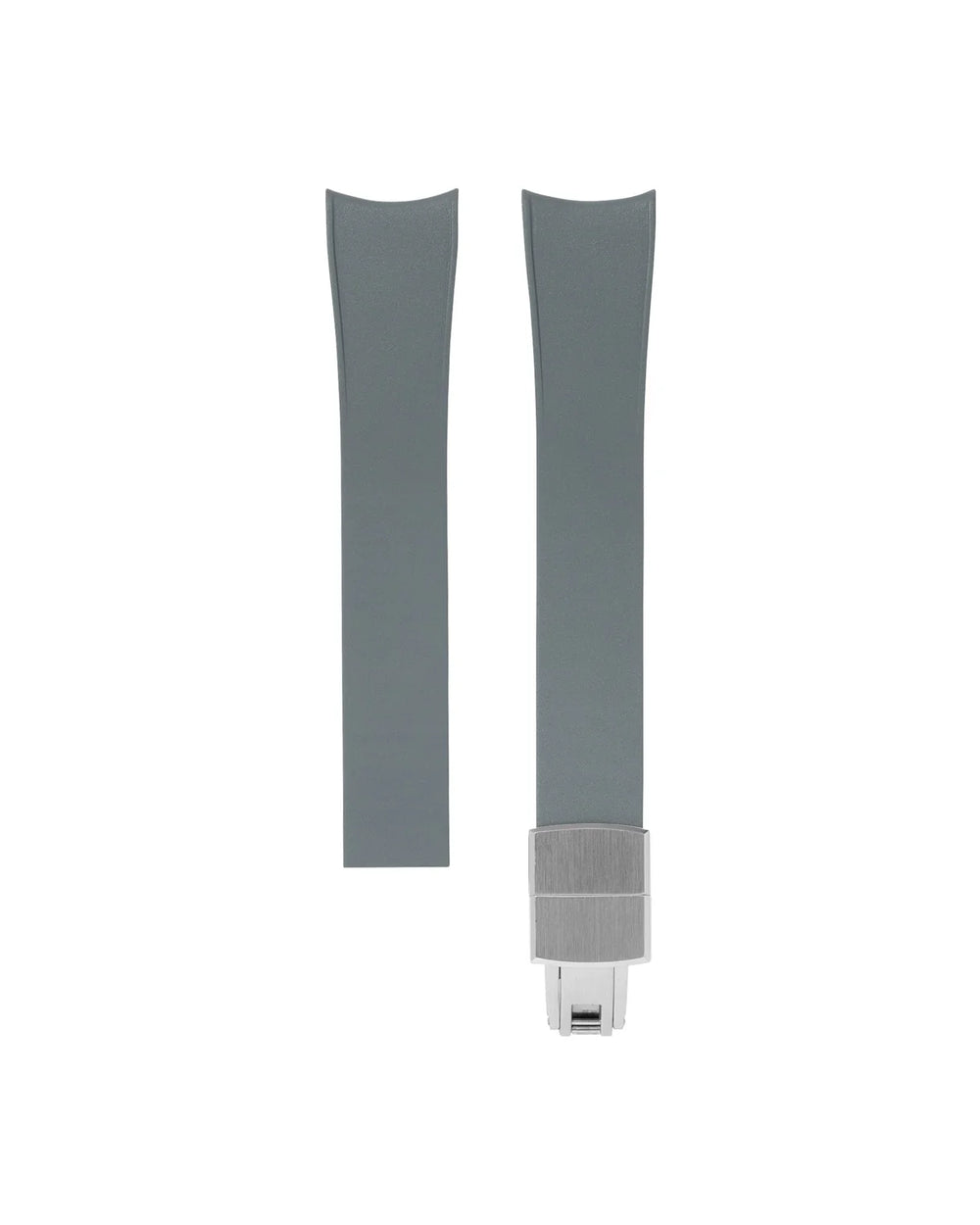 Grey Curved Rubber CTS Strap