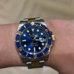 Discontinued Submariner Date 40mm - Oystersteel & Yellow Gold "Bluesy" - 2018