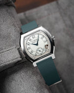 Emerald Green Sailcloth CTS Rubber Strap for F.P. Journe Élégante 48mm