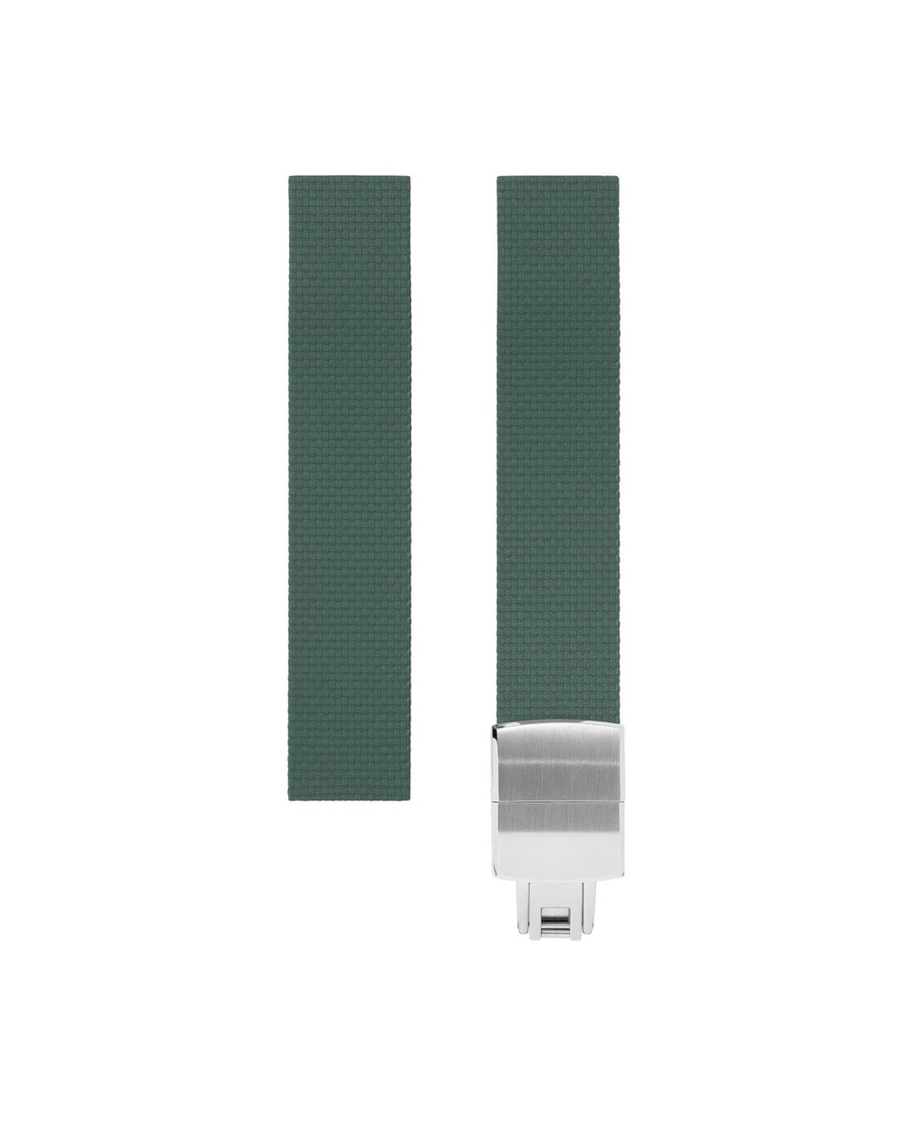 Emerald Green Sailcloth CTS Rubber Strap for F.P. Journe Élégante 48mm