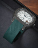 Emerald Green Sailcloth CTS Rubber Strap for F.P. Journe Élégante 48mm