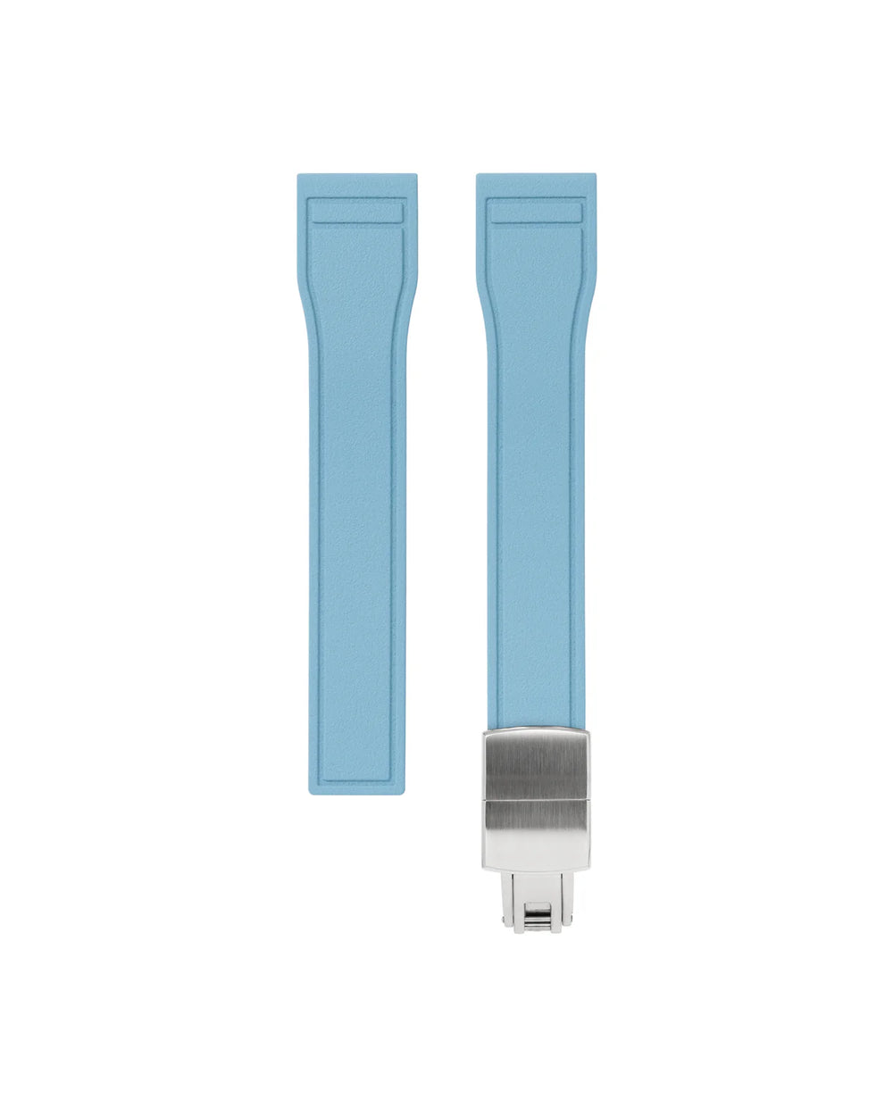 Baby Blue Pilot Rubber CTS Strap