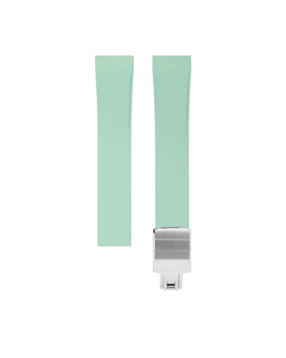 Mint Green CTS Rubber Strap for Cartier Santos de Cartier