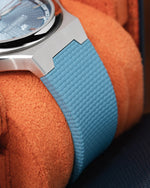 Baby Blue Sailcloth CTS Rubber Strap for Artelier Wen Perception