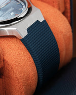 Navy Sailcloth CTS Rubber Strap for Artelier Wen Perception