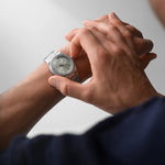A.R.T. Date 38 mm, sage grey dial