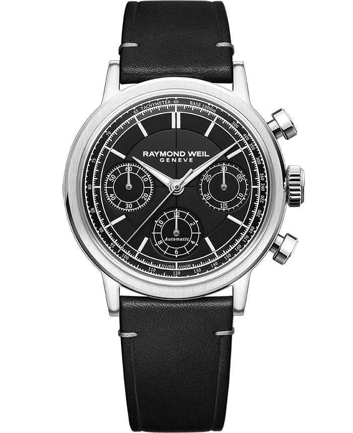 MILLESIME - Automatic Chronograph Black Dial, 39.5mm