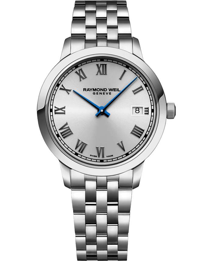 Toccata Ladies Silver Dial Stainless Steel Quartz Watch, 34 mm