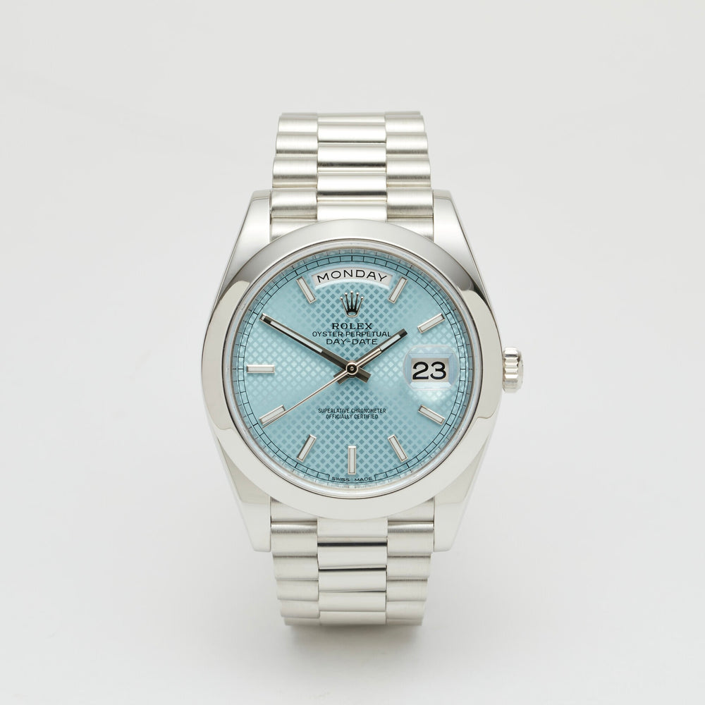 Platinum Day-Date 40 Ice Blue (2021)