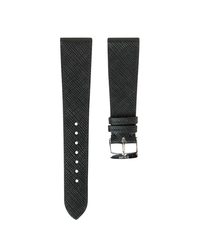 Black Saffiano Stitchless Strap