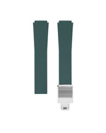 Emerald Green Sailcloth CTS Rubber Strap for Artelier Wen Perception