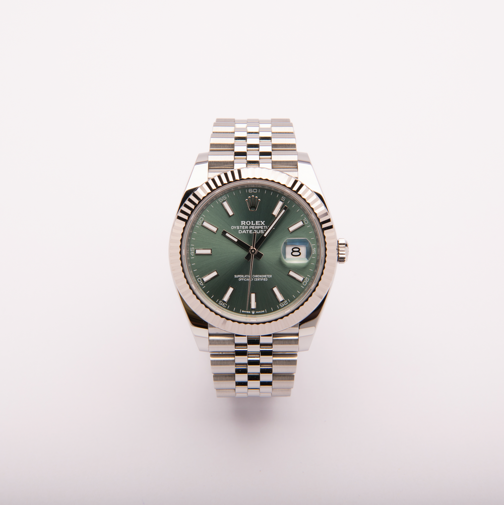 Datejust 41 - Oystersteel and White Gold, Green (2022)
