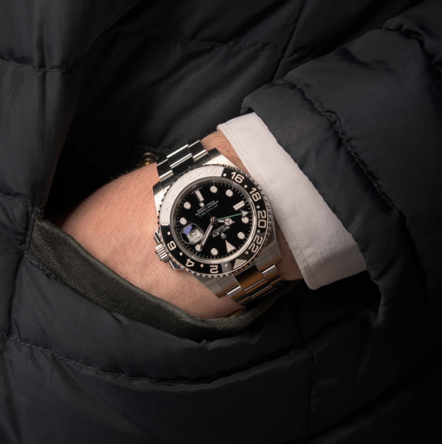 Discontinued GMT Master II Oystersteel Black Swiss Emporium