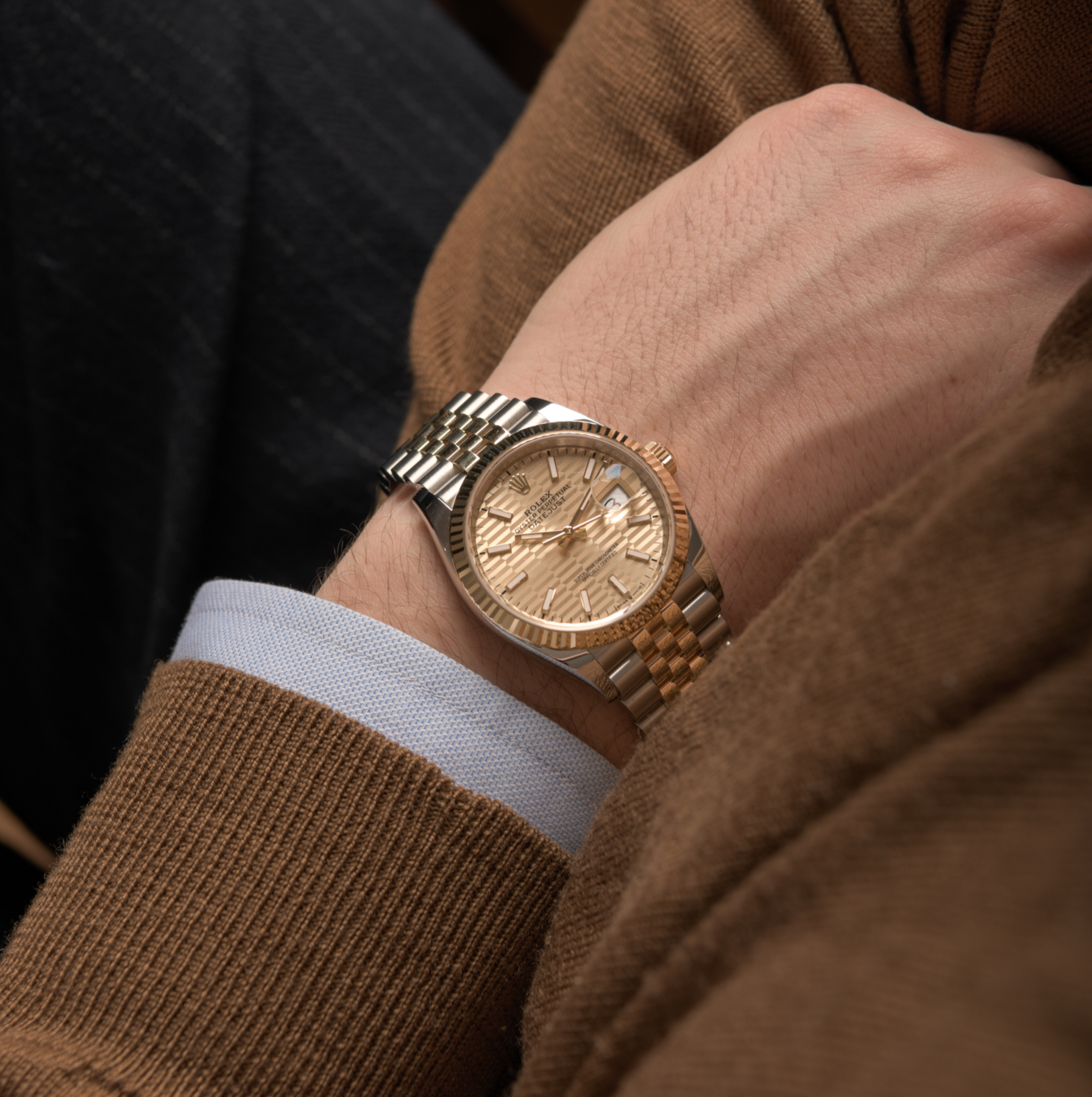 Rolex datejust 2025 36 gold