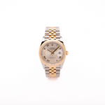 Datejust 36 - Oystersteel & Yellow Gold, Diamond-Set Dial (2018)