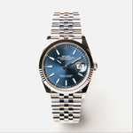 Datejust 36 - Oystersteel and White Gold, Bright Blue (2022)