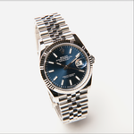 Datejust 36 - Oystersteel and White Gold, Bright Blue (2022)