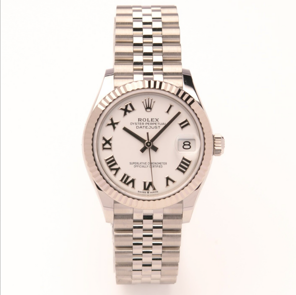 Datejust 31 oystersteel and white gold best sale