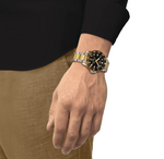 TISSOT SEASTAR 1000  GMT, 40MM BLACK- Quartz