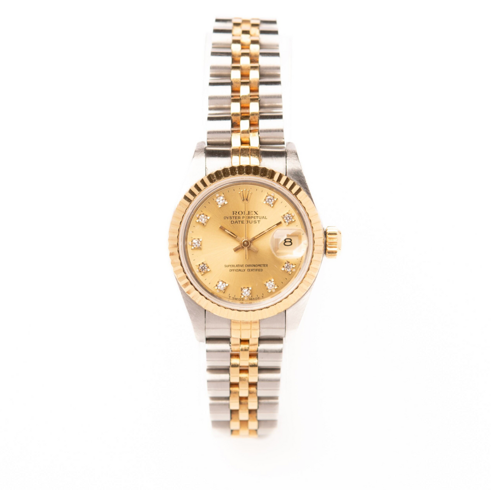 Datejust 26 - Oystersteel & 18ct Yellow Gold, Diamond Dial (1991)